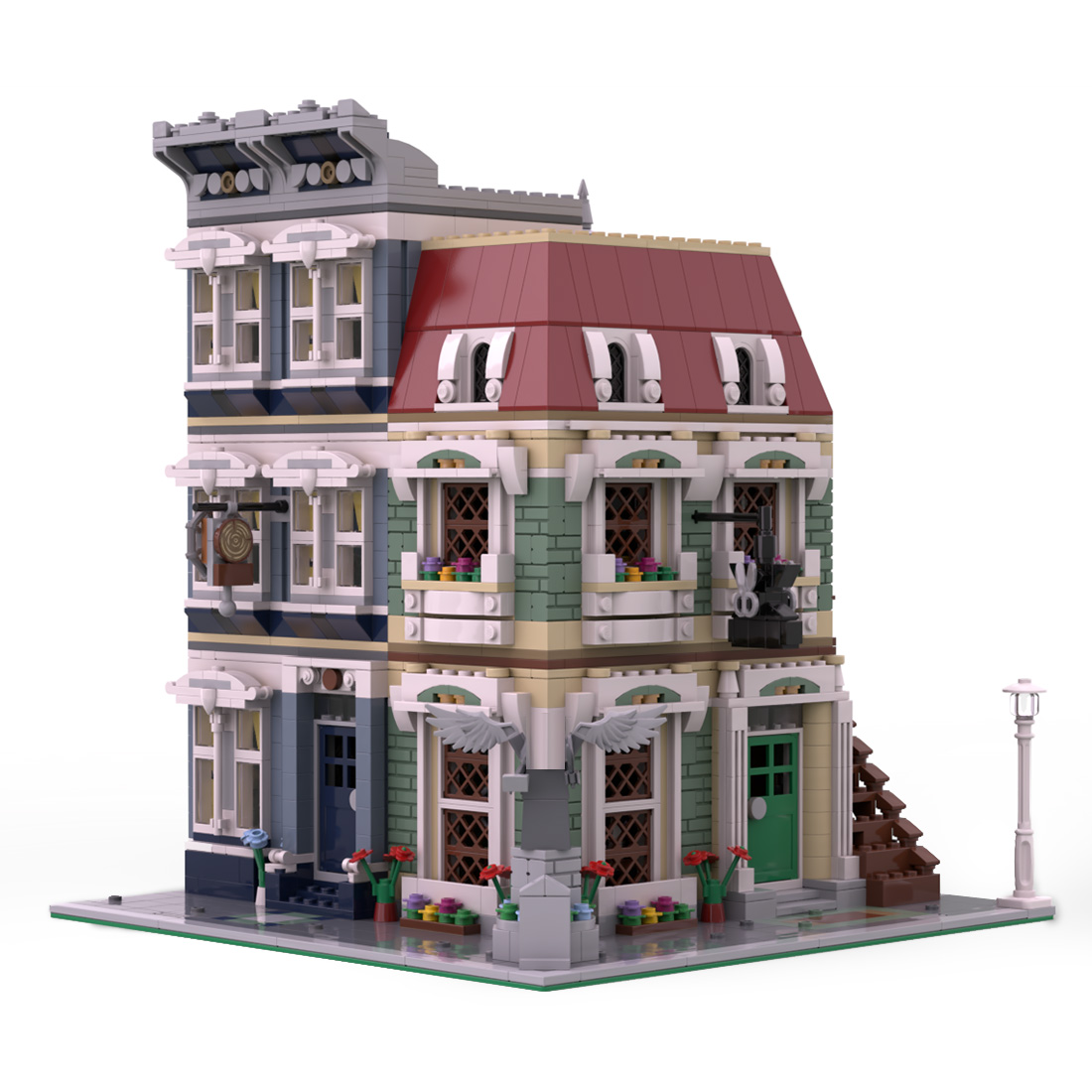 MOC-77084 Seamstress'Shop & Carpenter's Workshop