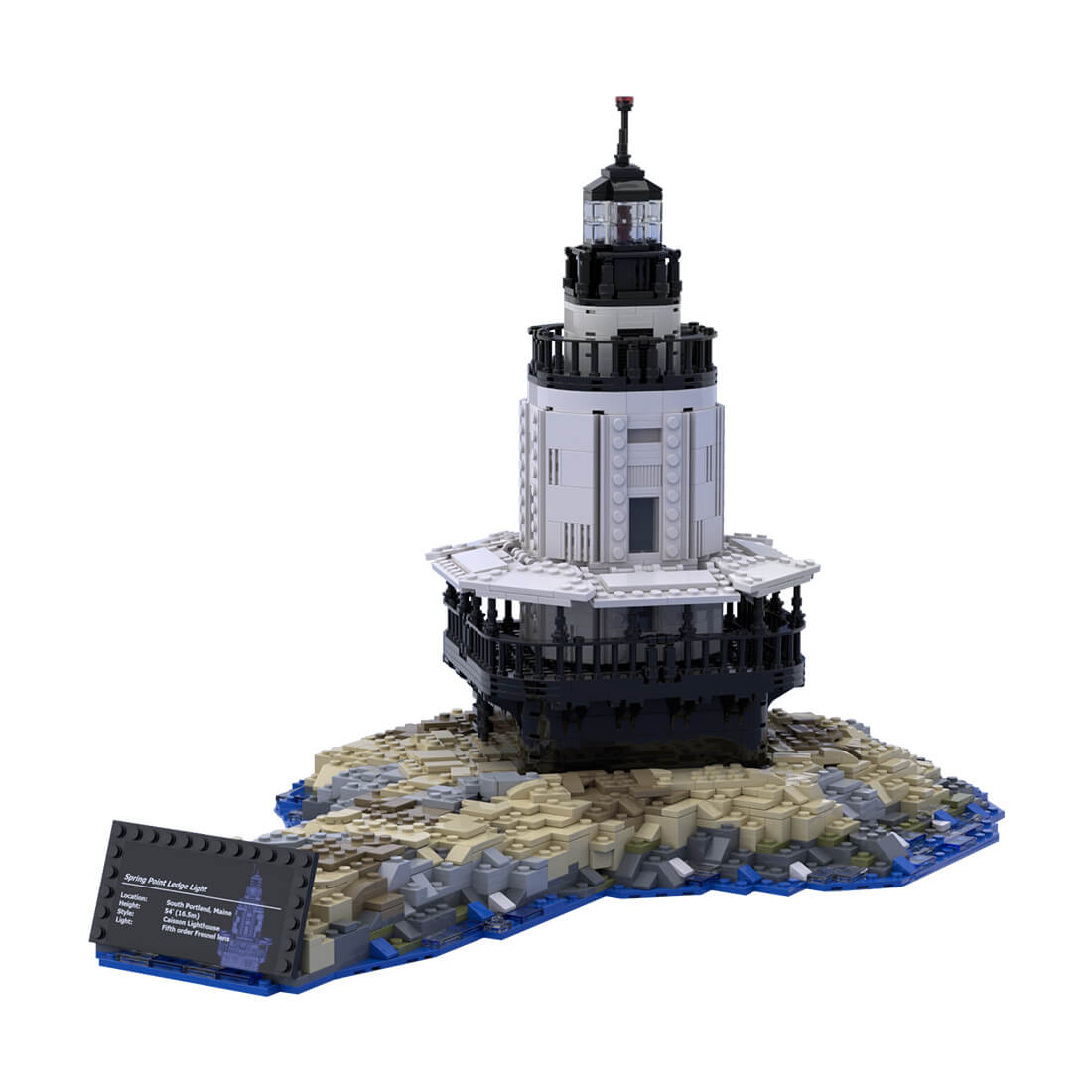 MOC-124429 Street Scene Theme Beacon Building Blocks