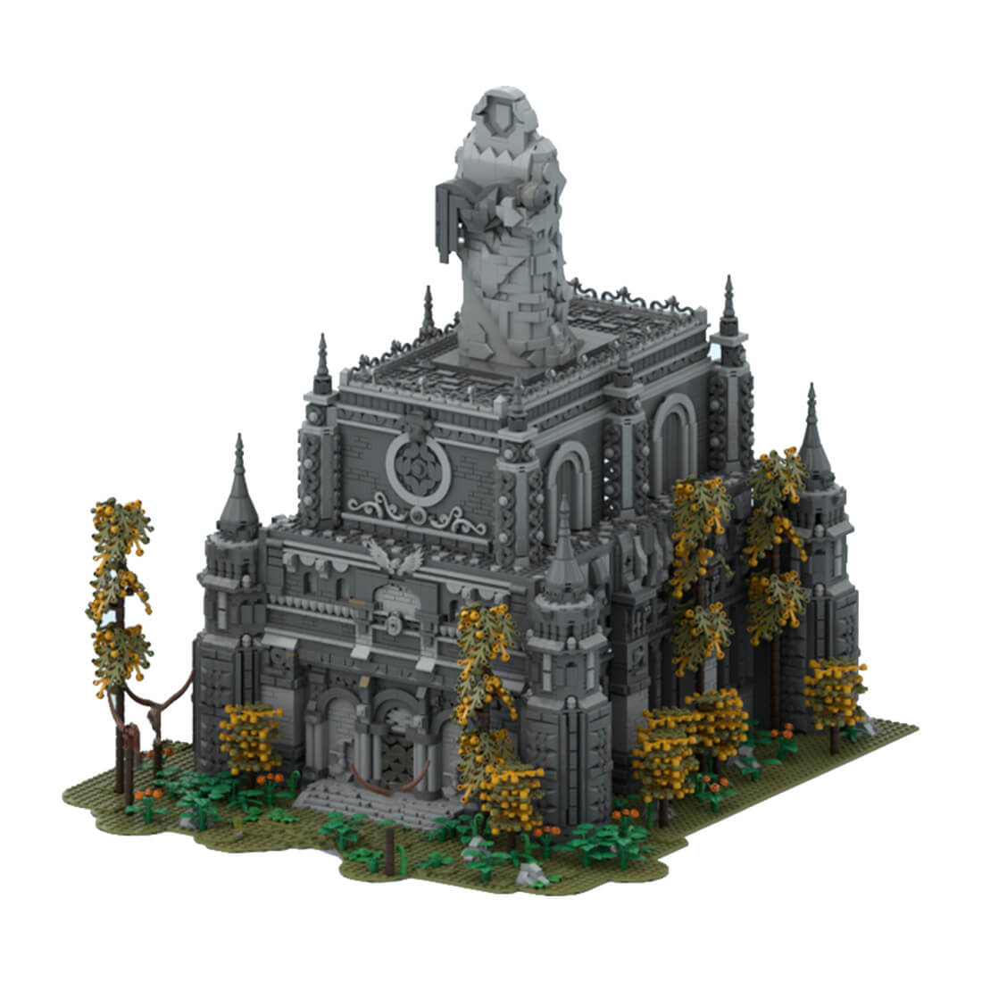 MOC-146619 Moonlight Castle Street View(7403+PCS)