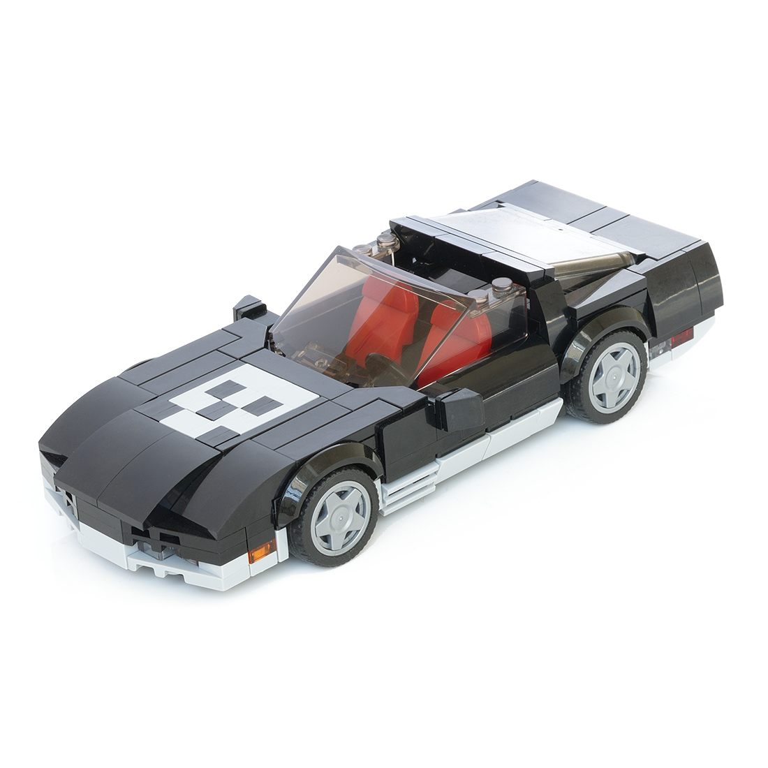 MOC-85021 Roadster Car Model Tech Theme(281PCS/Black)