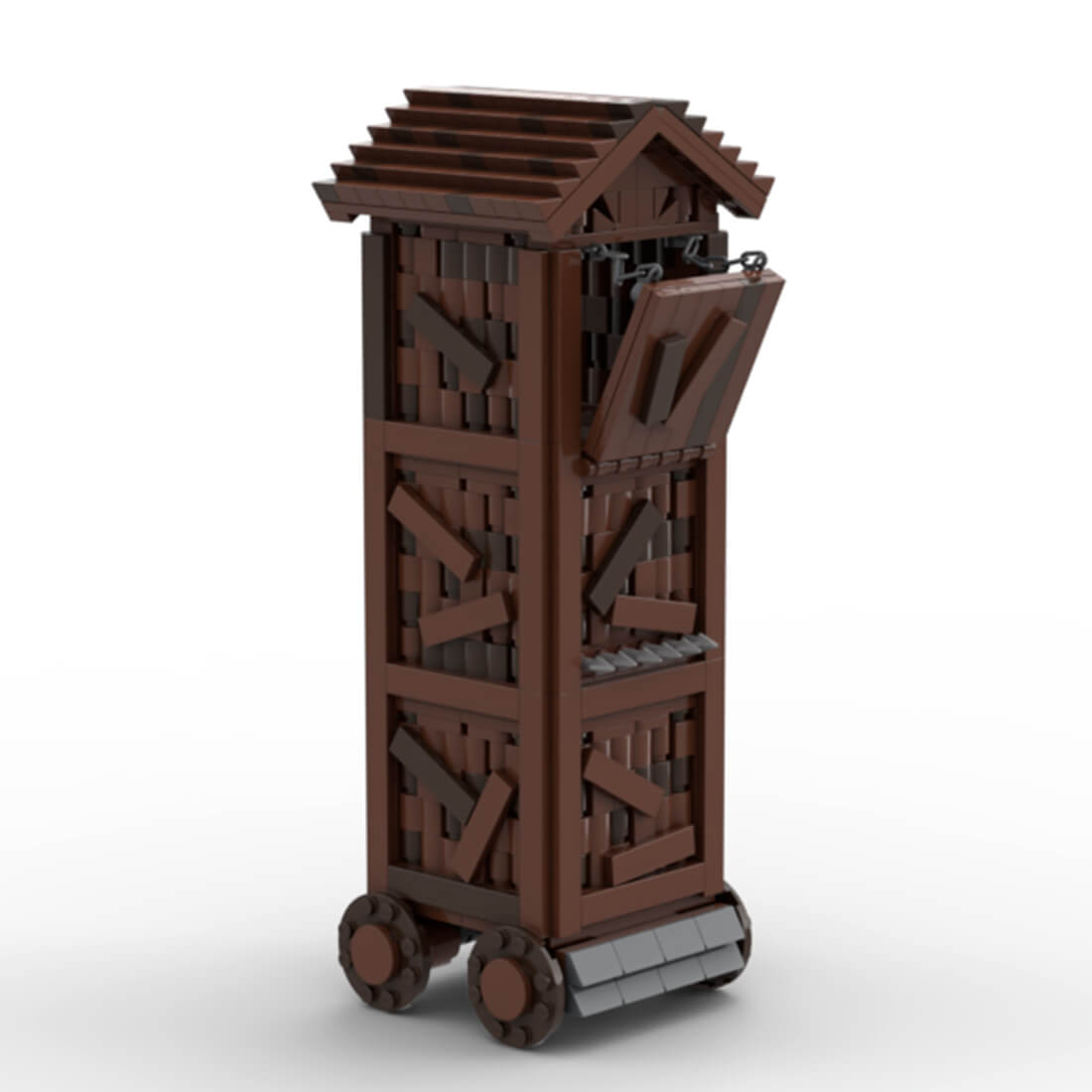 MOC-92694 Medieval Pirate Medieval Assault Tower Model(597PCS)
