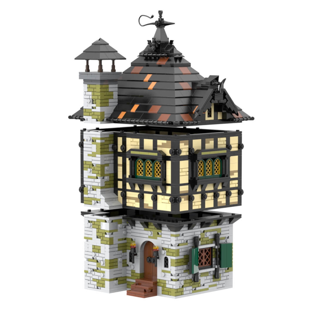MOC-84202 Medieval Cottage Model(1804PCS)