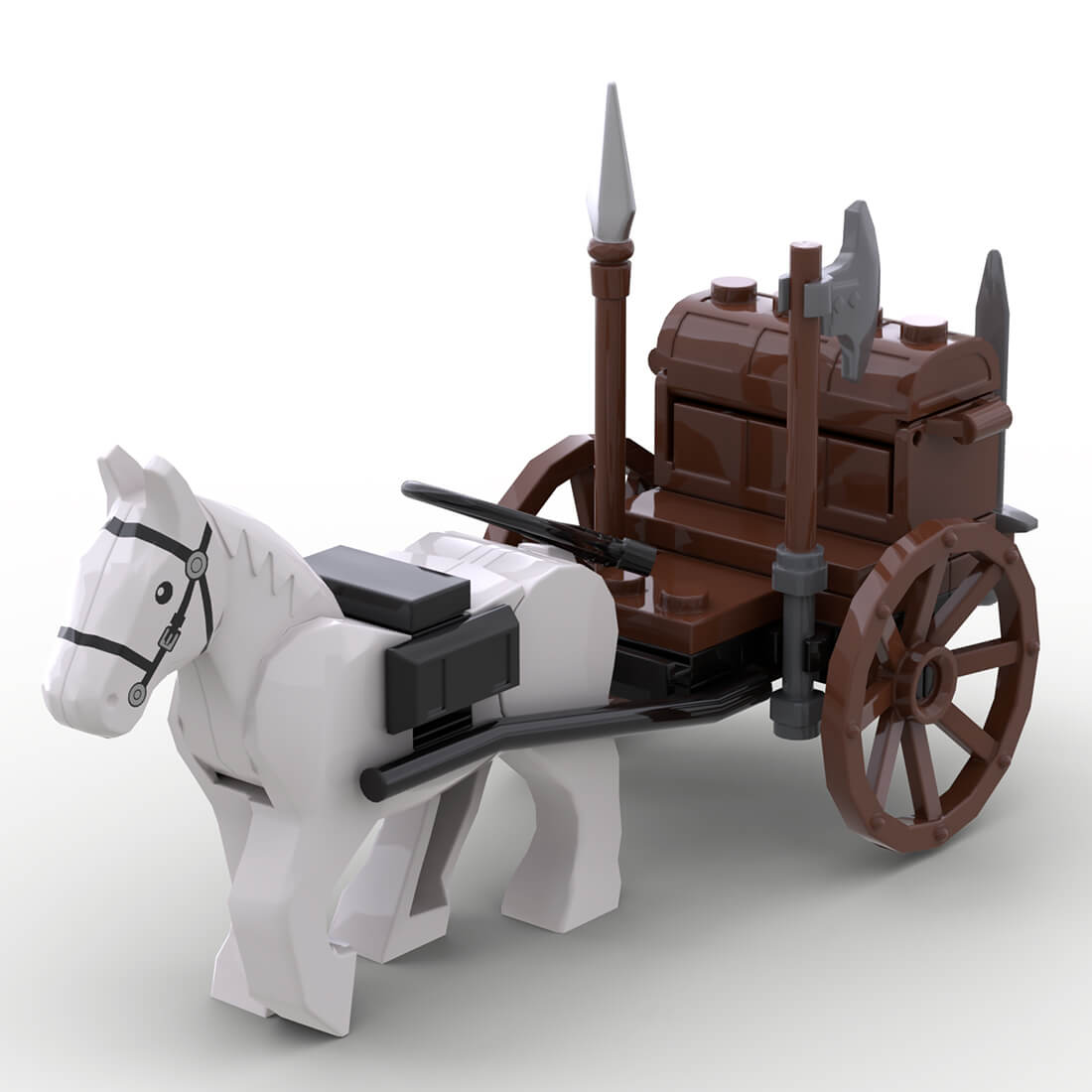 MOC-87090 Medieval Supply Wagon(36PCS)