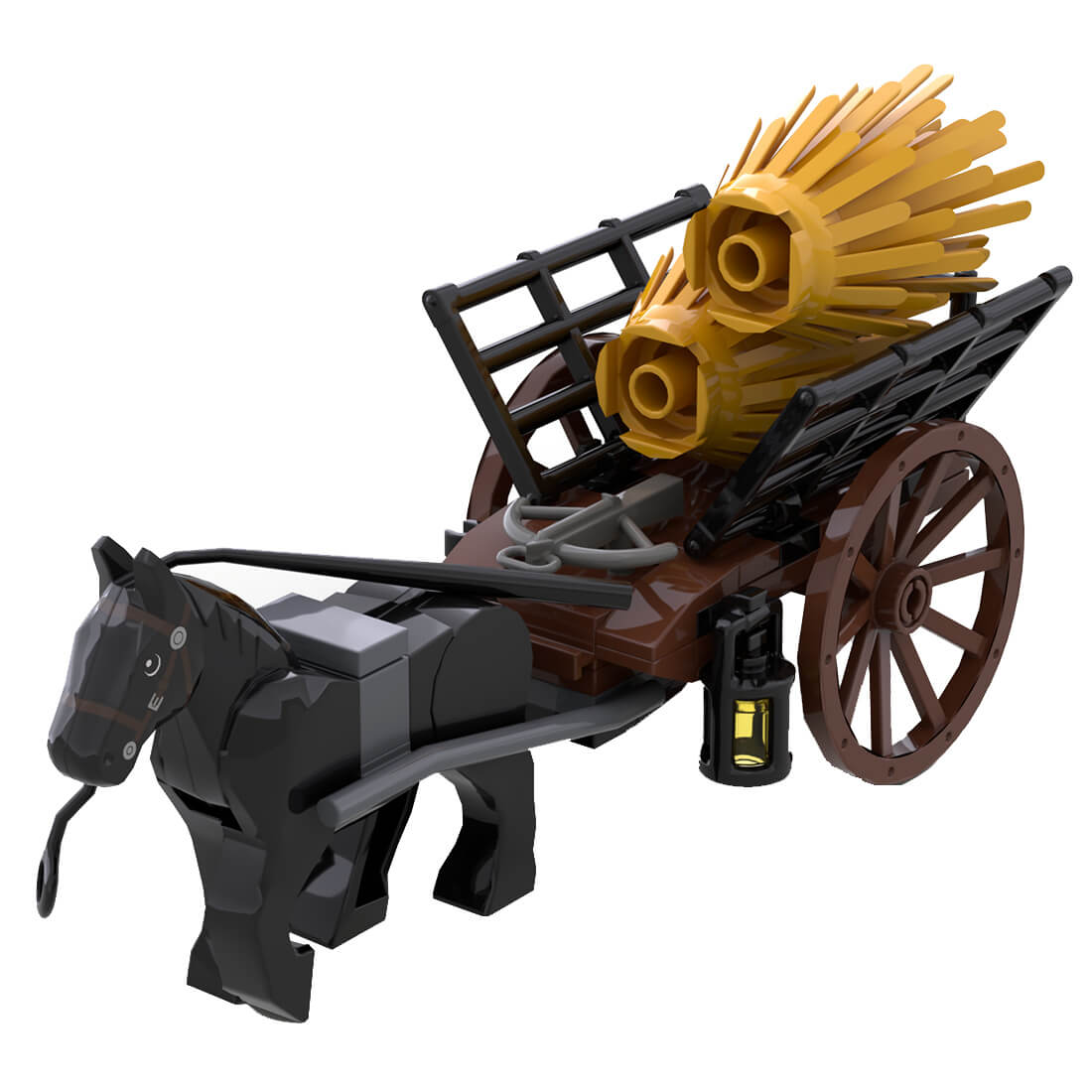 MOC-87186 Medieval Farmer Wagon(43PCS)