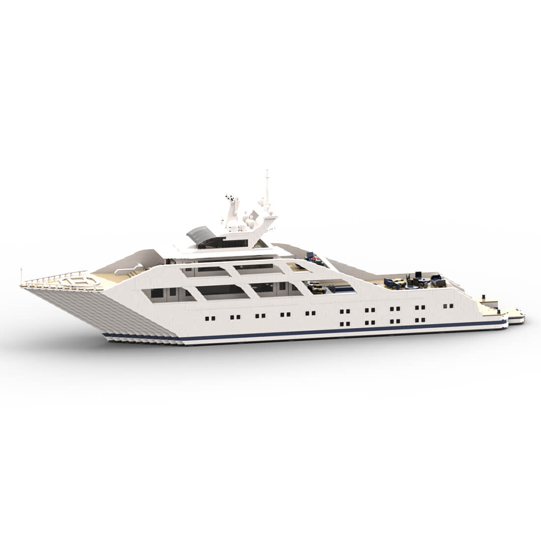 MOC-69299 Luxury Yacht Model(6312 PCS)