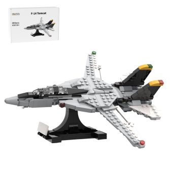 MOC-216209 1/72 Scale F-14 Tomcat Building Blocks Set (394PCS) by DinDJarJarin